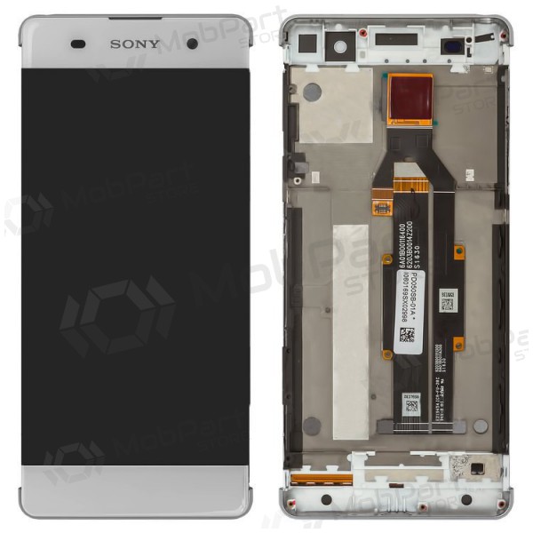Sony F3111 / F3112 Xperia XA ekraan (valged) (koos raamiga) (service pack) (originaalne)