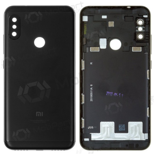 Xiaomi Mi A2 Lite / Redmi 6 Pro patareipesade kaas (tagakaas) (mustad)