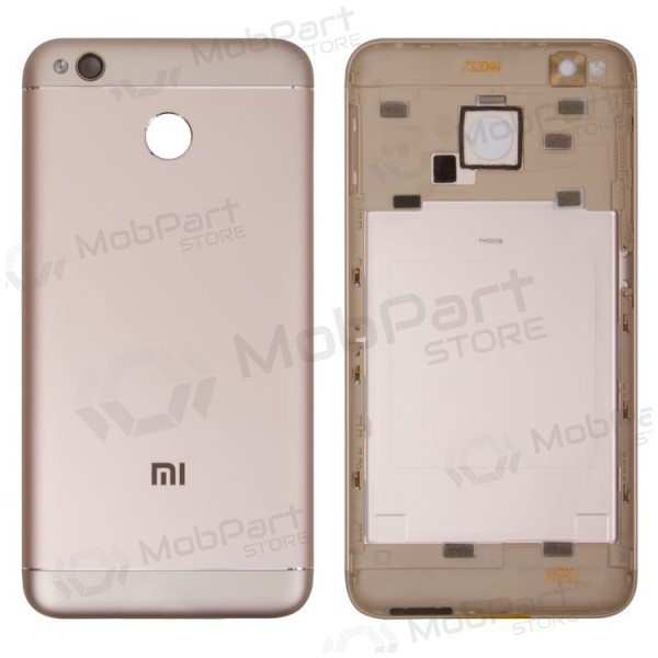 Xiaomi Redmi 4X patareipesade kaas (tagakaas) (kuldsed)