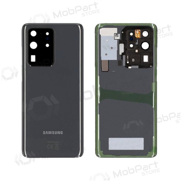 Samsung G988 Galaxy S20 Ultra patareipesade kaas (tagakaas) hall (Cosmic Grey) (kasutatud grade A, originaalne)