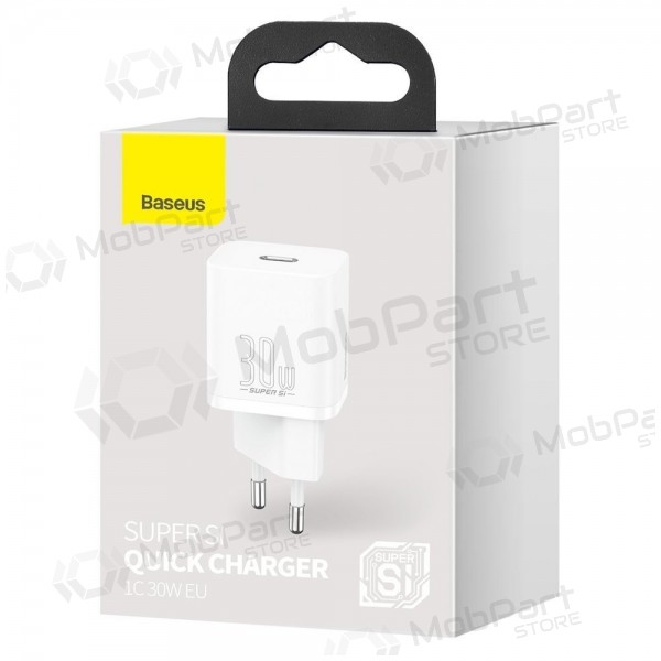 Laadija buitinis Baseus Super Si 30W valged CCSUP-J02