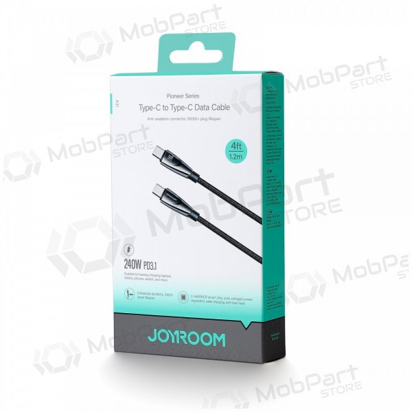 USB kaabel Joyroom SA31-CC5 USB-C to USB-C 240W 1.2m mustad