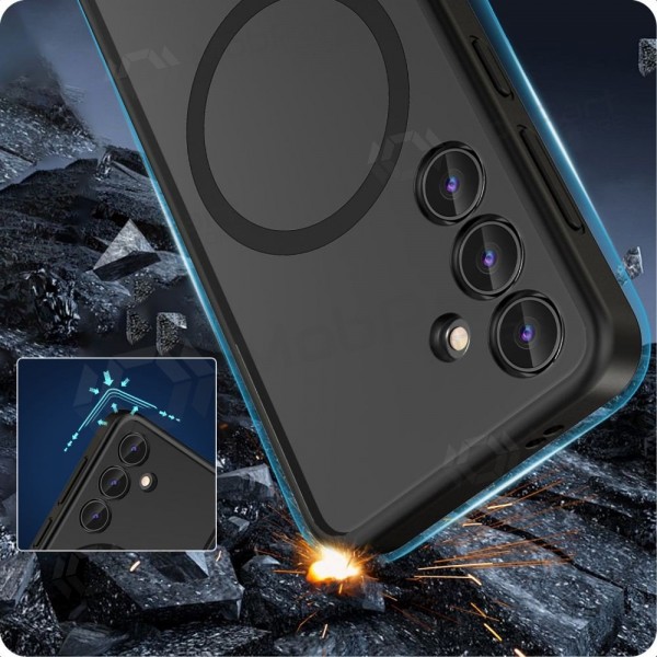 Samsung Galaxy S25+ ümbris - Reach Matte MagSafe (must)