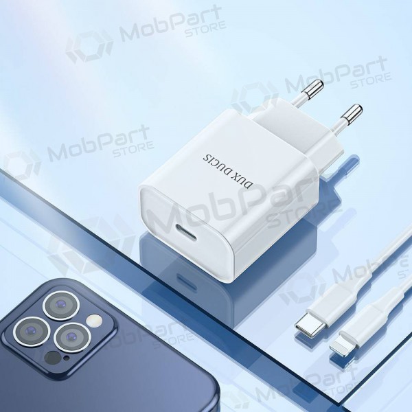 Laadija Dux Ducis C50 PD 20W Quick Charge (valged)