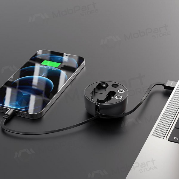 USB kaabel Borofone BU26 3in1 microUSB-Lightning-Type-C magnetinic 1.0m (mustad)