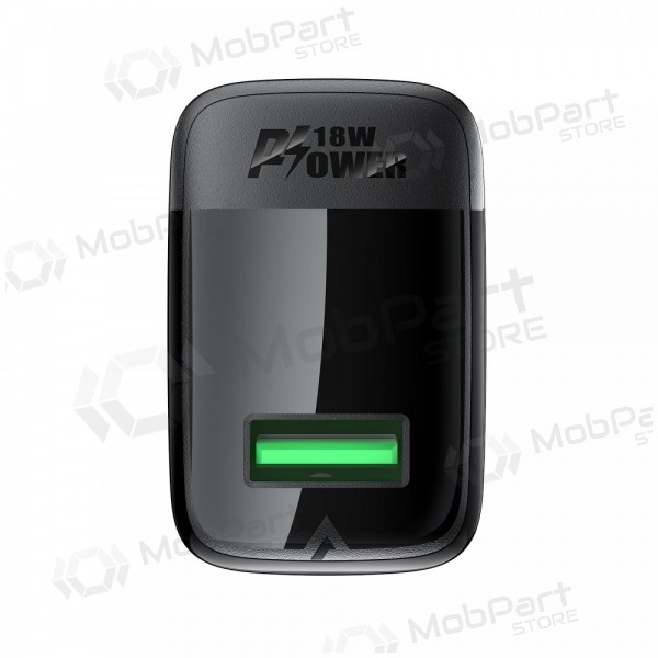 Laadija Acefast A90 18W USB-A mustad