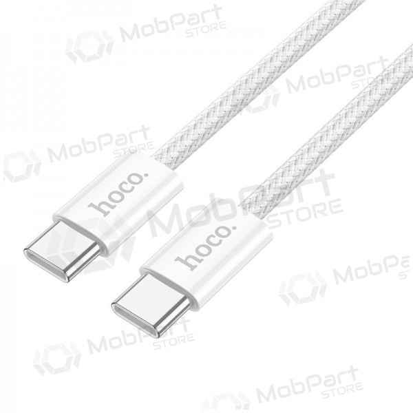 USB kaabel Hoco X104 60W USB-C to USB-C 2.0m valged