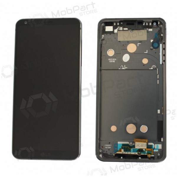 LG H870 G6 ekraan (mustad) (koos raamiga) (service pack) (originaalne)