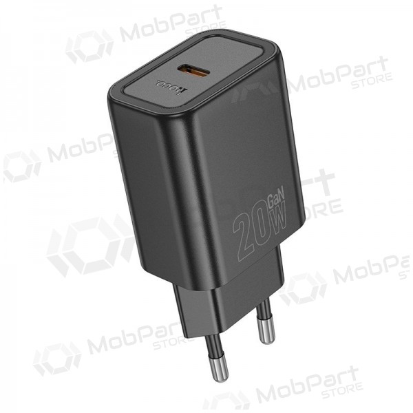 Telefonilaadija Hoco N60 20 W GaN USB-C must