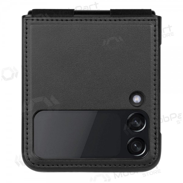Samsung Galaxy Z Flip4 ümbris „Nillkin Leather“ (mustad) Samsung Galaxy Z Flip4 ümbris „Nillkin Leather“ (mustad)