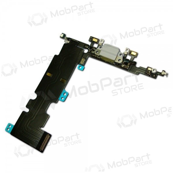Apple iPhone 8 Plus laadimispesa ja mikrofoni liides (laadimisliides) valge (šviesiai hall)