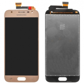 Samsung J330F Galaxy J3 (2017) ekraan (kuldsed) (service pack) (originaalne)