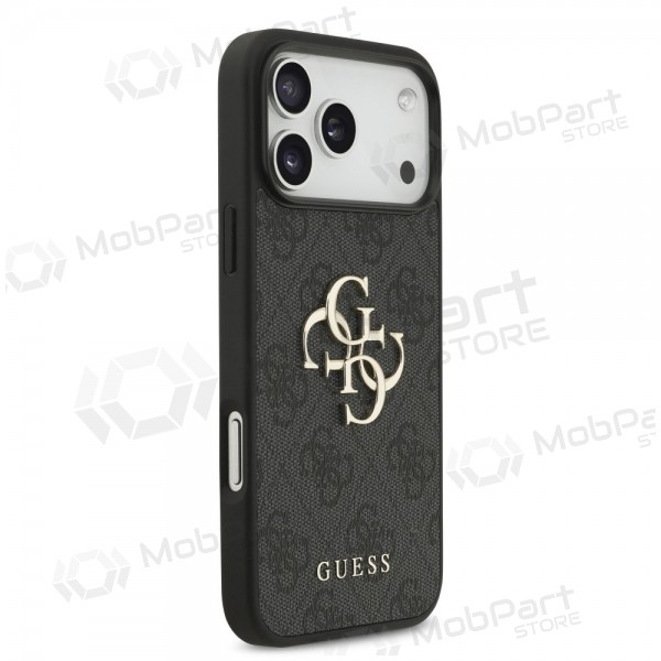 Apple iPhone 17 Pro Max ümbris - Guess PU 4G Metal Logo (hall)