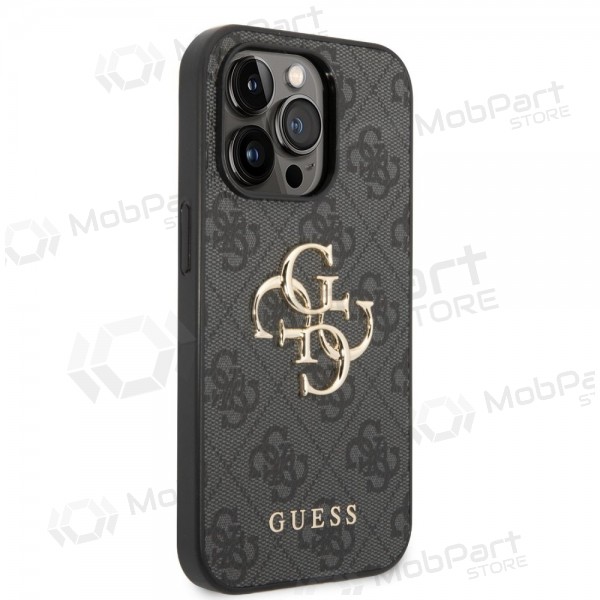 Apple iPhone 14 Pro ümbris - Guess PU 4G Metal Logo (hall)