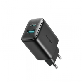 Laadija Joyroom JR-TCF13 USB-C/USB-A 25W mustad