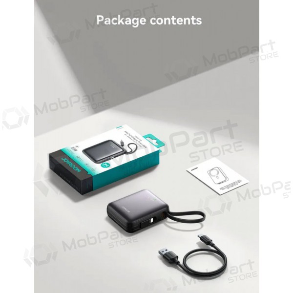 Väline patarei / aku Power Bank Joyroom JR-PBF27 22.5W Mini 10000mAh must Väline patarei / aku Power Bank Joyroom JR-PBF27 22.5W Mini 10000mAh must