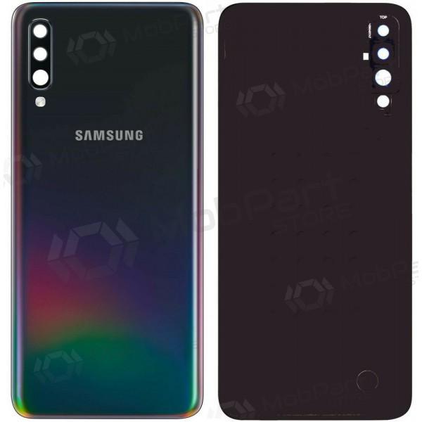 Samsung A505 Galaxy A50 2019 patareipesade kaas (tagakaas) (mustad) (service pack) (originaalne)