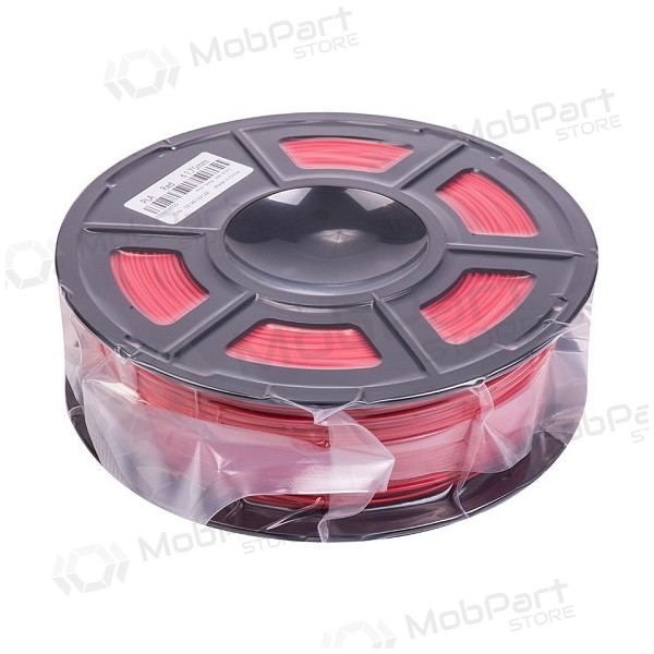 3D spausdinimo plastikas PLA, 1.75mm, 1kg, punane 3D spausdinimo plastikas PLA, 1.75mm, 1kg, punane