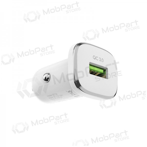 Laadija automobilinis Borofone BZ12A Quick Charge 3.0 (3.0A) (valged)