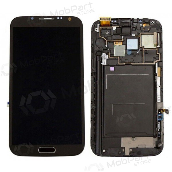 Samsung Galaxy Note 2 ekraan (hall) (koos raamiga) (originaalne) Samsung Galaxy Note 2 ekraan (hall) (koos raamiga) (originaalne)