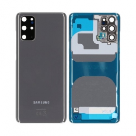 Samsung G985 / G986 Galaxy S20 Plus patareipesade kaas (tagakaas) hall (Cosmic Grey) (kasutatud grade C, originaalne)