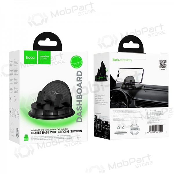 Auto telefonihoidja Hoco H55 (dashboard) mustad
