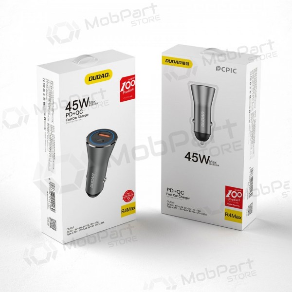 Dudao R4Max 55 W USB-C + USB-A hall auto laadija
