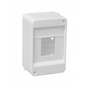 Pawbol 4 mod. virštinkinis skydelis C.2062 (be durelių,koos  įžeminimo gnybtais, valged)