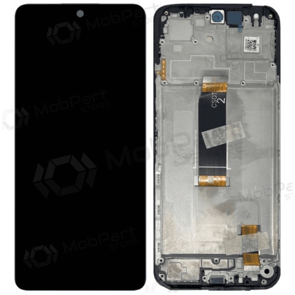 Xiaomi Redmi 13 4G, 5G, Poco M6 4G ekraan (mustad) (koos raamiga) (originaalne) Xiaomi Redmi 13 4G, 5G, Poco M6 4G ekraan (mustad) (koos raamiga) (originaalne)