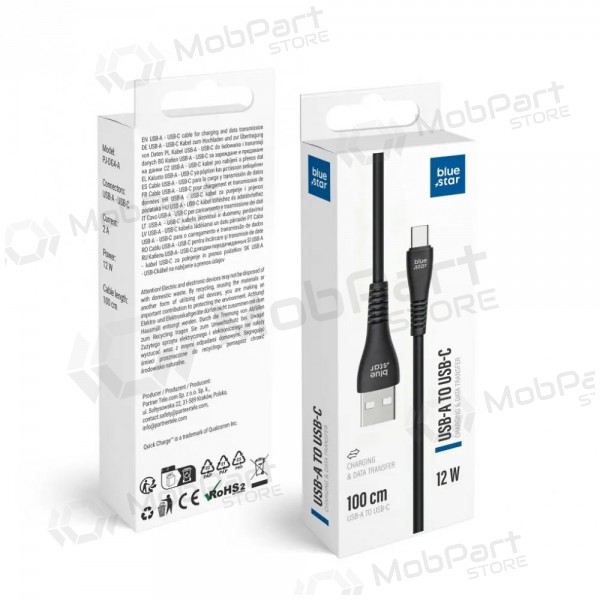 Lightning kaabel Blue Star PJ-DG4-A USB-A kuni Lightning 1 m must