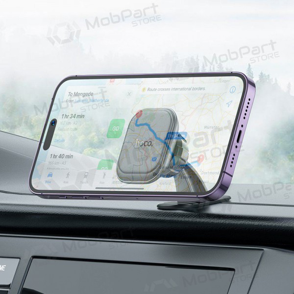 Auto telefonihoidja Hoco H30 tvirtinamas ant prietaisų skydelio magnetinis