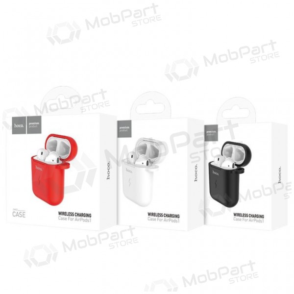 Juhtmeta laadija HOCO CW22 Airpods (punane)