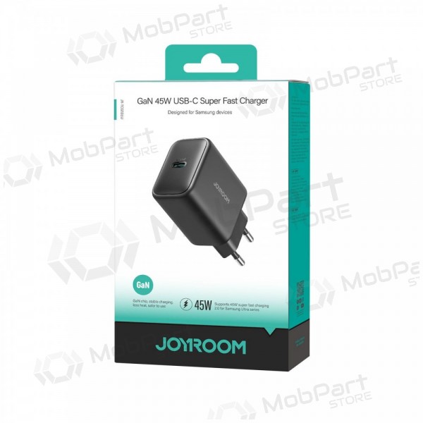 Laadija Joyroom JR-TCG13 45W GaN USB-C mustad