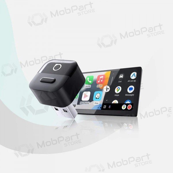 Juodas juhtmevaba CarPlay / Android Auto adapter Ottocast Mini Pico CA525-T