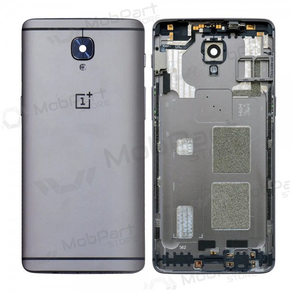 OnePlus 3 / 3T patareipesade kaas (tagakaas) hall (Gunmetal) (kasutatud grade C, originaalne) OnePlus 3 / 3T patareipesade kaas (tagakaas) hall (Gunmetal) (kasutatud grade C, originaalne)