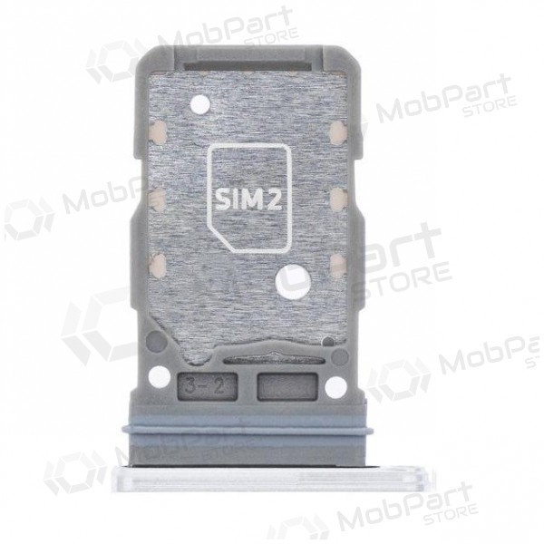 Samsung G991B Galaxy S21 5G SIM kaardi hoidja (valged)