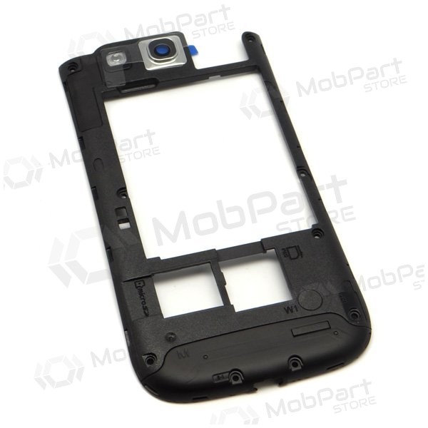 Samsung i9300 Galaxy S3 sisemine korpus (mustad) (originaalne)