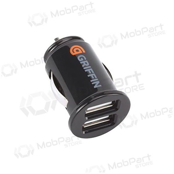 Autolaadija GRIFFIN (2xUSB 1A) (mustad)