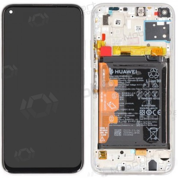 Huawei P40 Lite ekraan (Breathing Crystal) (koos raamiga ja patarei / aku) (service pack) (originaalne) Huawei P40 Lite ekraan (Breathing Crystal) (koos raamiga ja patarei / aku) (service pack) (originaalne)