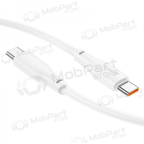 USB-C kaabel Hoco X93 USB-C kuni USB-C 1 m 100 W valge