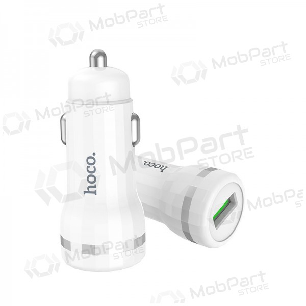 Laadija automobilinis Hoco Z27A Staunch Quick Charge 3.0 (3.1A) (valged)