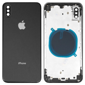 Apple iPhone XS Max patareipesade kaas (tagakaas) hall (space grey) full