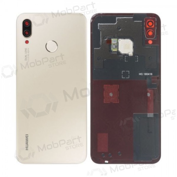 Huawei P20 Lite patareipesade kaas (tagakaas) (kuldsed) (service pack) (originaalne)