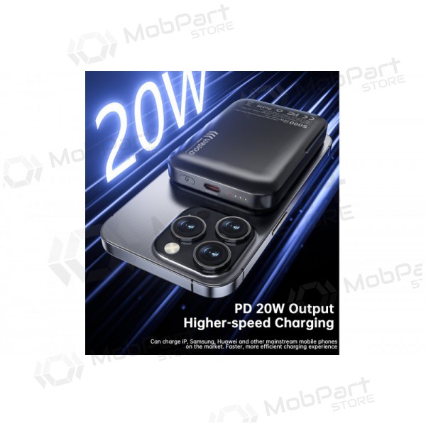 Väline patarei / aku Power Bank Choetech B743 15W Magsafe 10000mAh must Väline patarei / aku Power Bank Choetech B743 15W Magsafe 10000mAh must