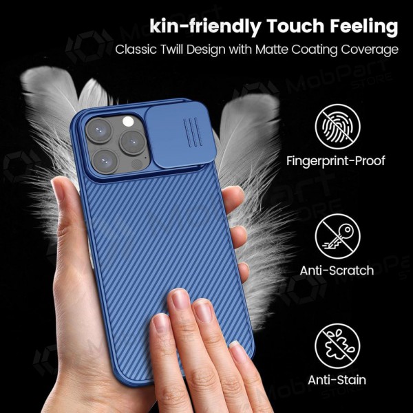 Apple iPhone 15 Plus ümbris „Nillkin CamShield Pro“ (sinised) Apple iPhone 15 Plus ümbris „Nillkin CamShield Pro“ (sinised)
