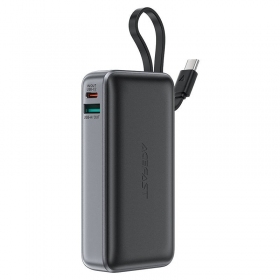 Väline patarei / aku Power Bank Acefast M7-10000 PD30W With Cable 10000mAh must