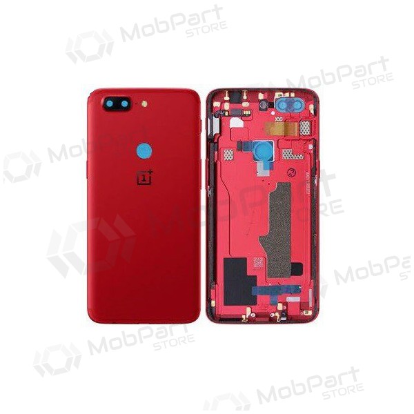 OnePlus 5T patareipesade kaas (tagakaas) punane (Lava Red) (kasutatud grade B, originaalne)