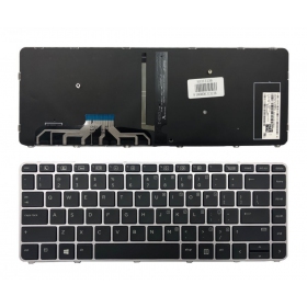 HP: EliteBook Folio 1040 G3, 844423-001 klaviatuur (koos valgustusega)