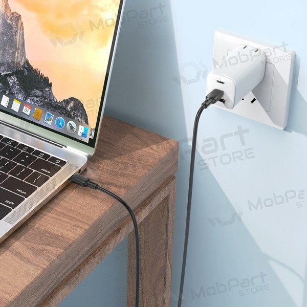 USB kaabel Borofone BX113 60W USB-C to USB-C 2.0m mustad
