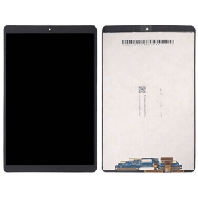 Ekranas Samsung T510/T515 Tab A 10.1 2019koos  lietimui jautriu stikliuku mustad ORG